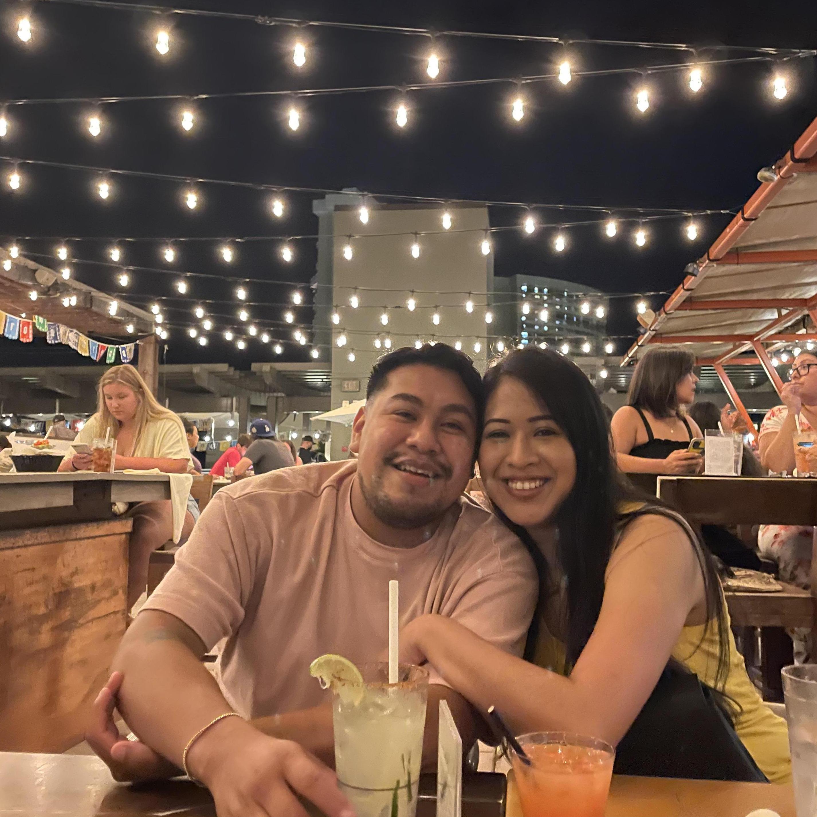 Our first night dining in O'ahu