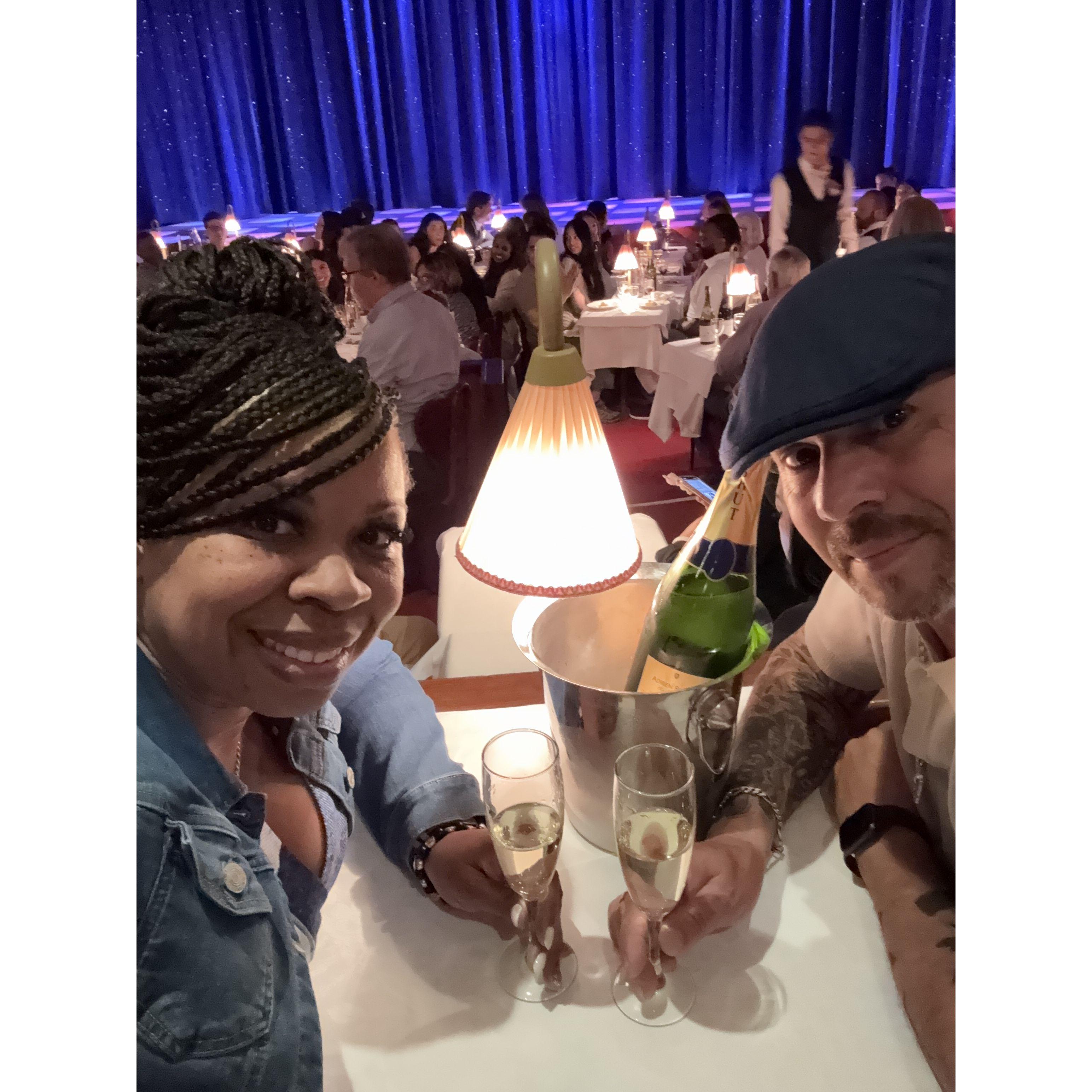 Cabaret show in Paris, France