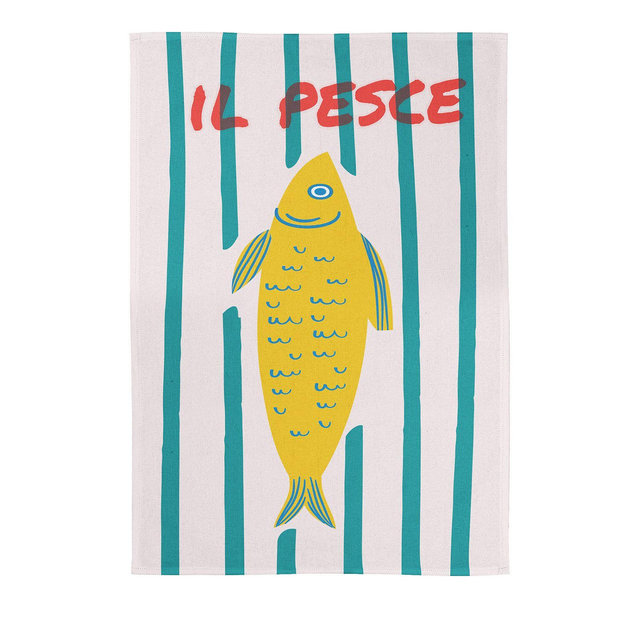 KAF Home Il Pesce Kitchen Towel