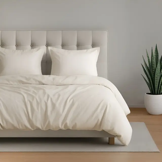 American Soft Linen Luxury Ultra Soft 100% Cotton Sateen Weave Solid Duvet Cover Set - Includes 1 Duvet Cover & 2 Pillow Sham Set