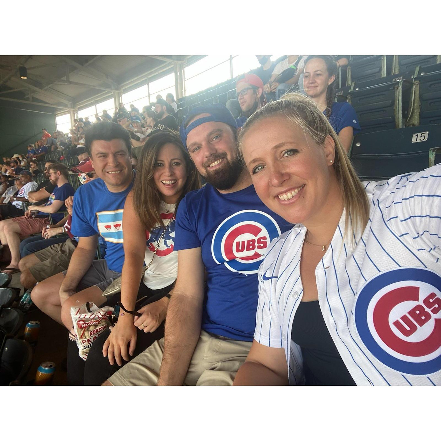 with Mishark at a Cubs game!