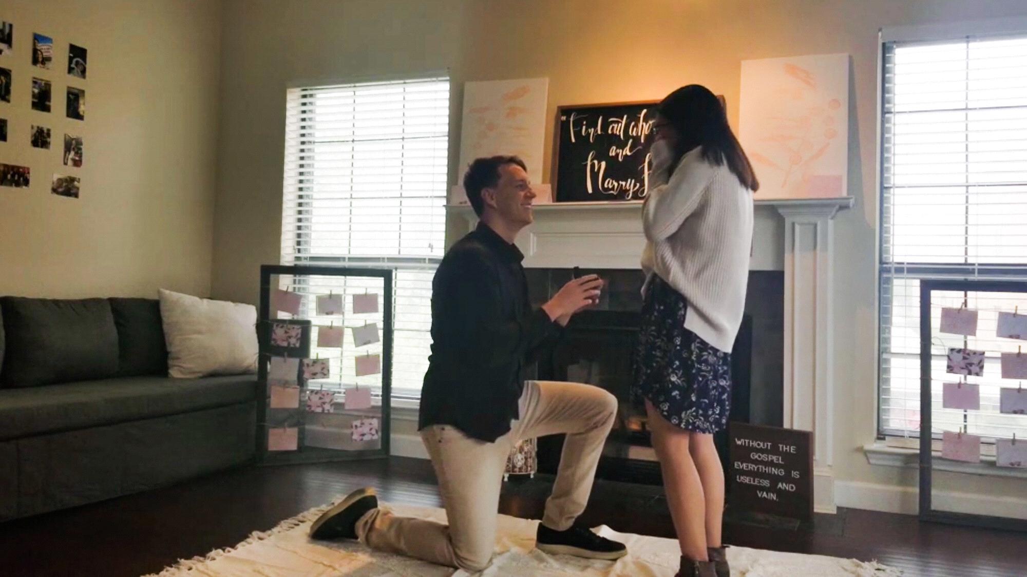 When he asked and she said yes.
