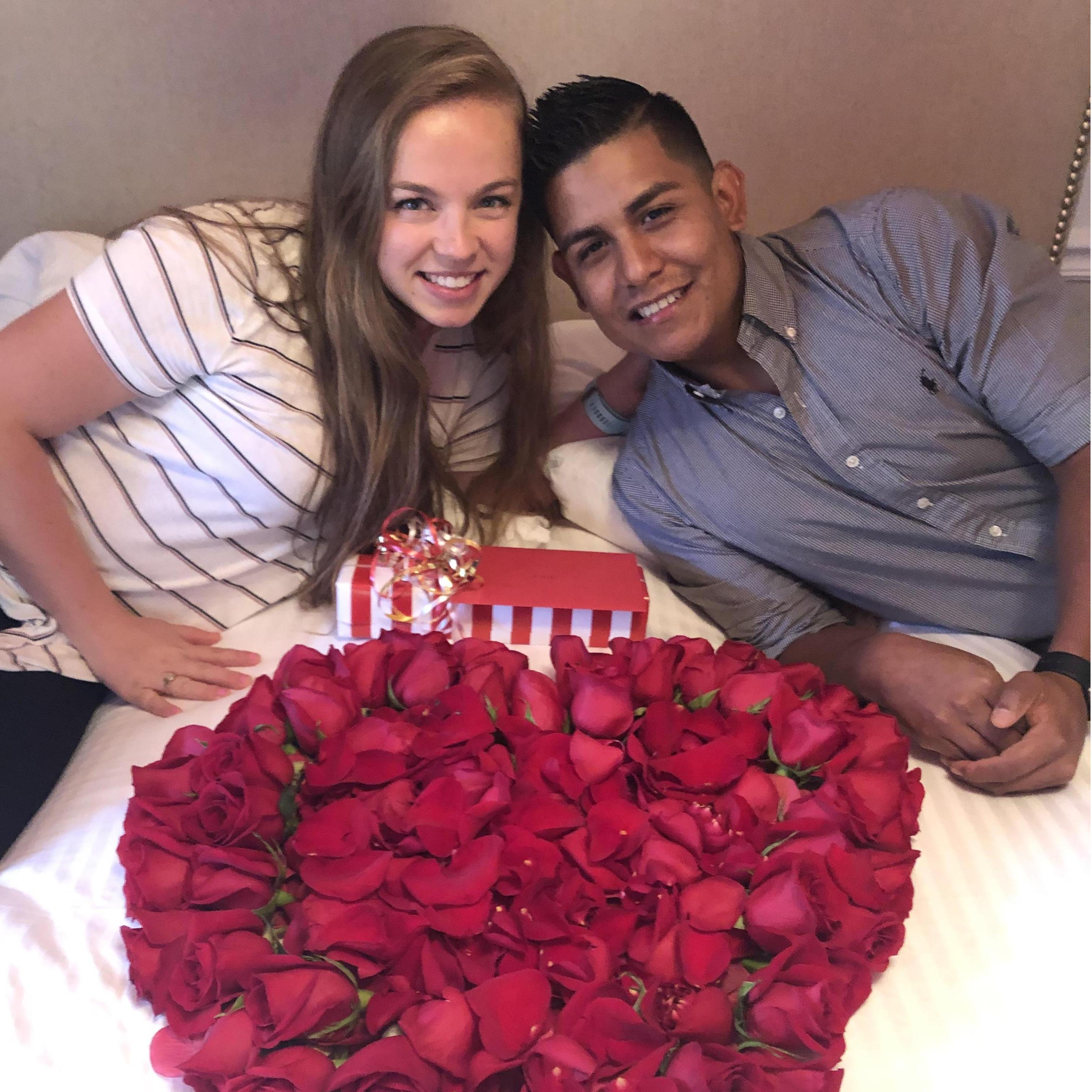 Janie's 23rd birthday! (9/5/2019) Alejandro surprised Janie on her birthday by decorating her room with over 200 balloons EVERYWHERE and Janie's baby pictures hanging from the ceiling.