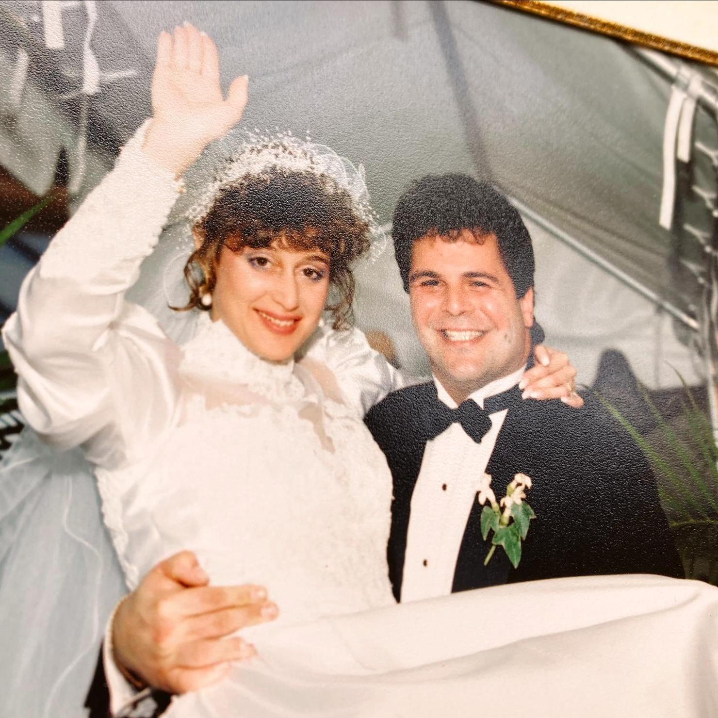 Francis’s parents, Bob and Lisa D’Alia on their wedding day!
