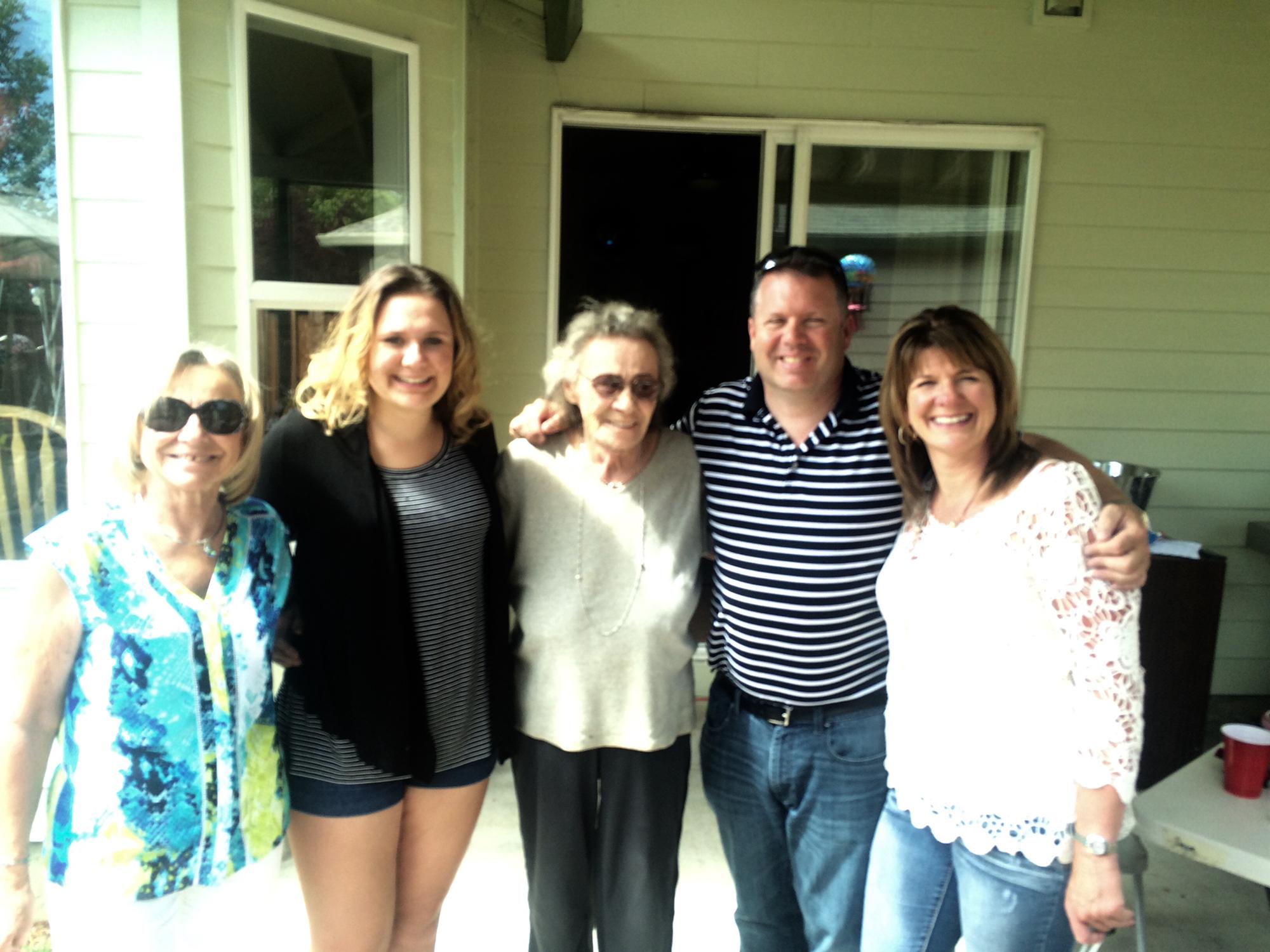 Whitney’s graduation weekend - with my mom and my cousin Joann!