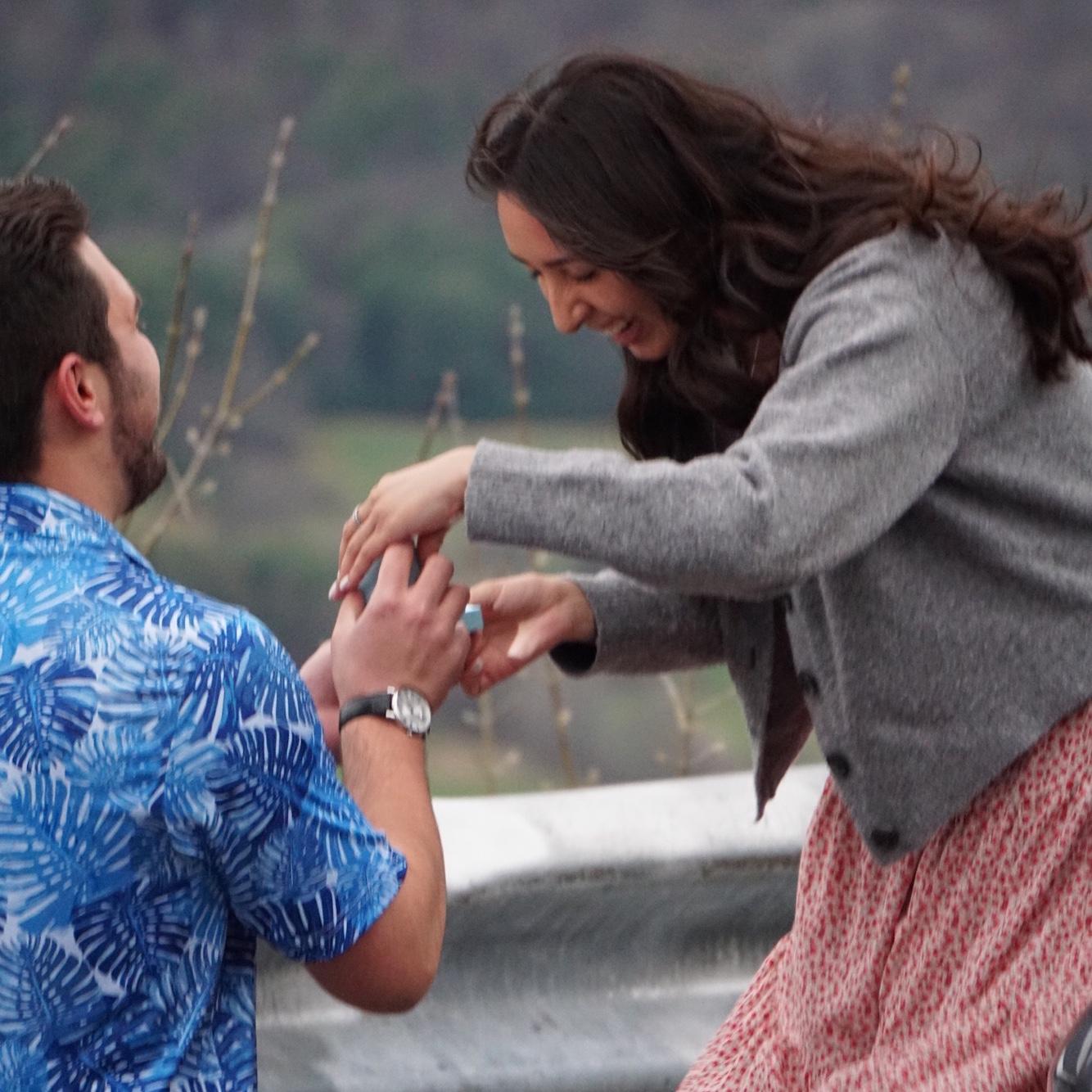 He proposes!