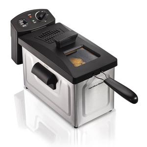 Hamilton Beach (35033) Deep Fryer, With Basket, 3 Liter Oil Capacity, Electric, Professional Grade