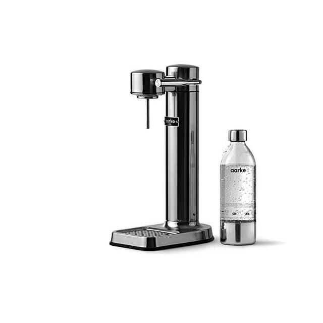 Aarke - Carbonator III Premium Carbonator/Sparkling & Seltzer Water Maker with PET Bottle (Stainless Steel)