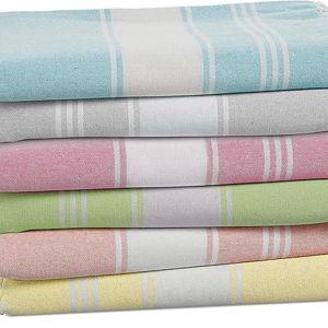 LANE LINEN Turkish Towels Set of 6, Beach Towels Oversized, Pre-Washed Pool Towel, Extra Large Beach Towel, Sandproof Beach Towel, Absorbent Travel Towel,39"x71" - Beach Party