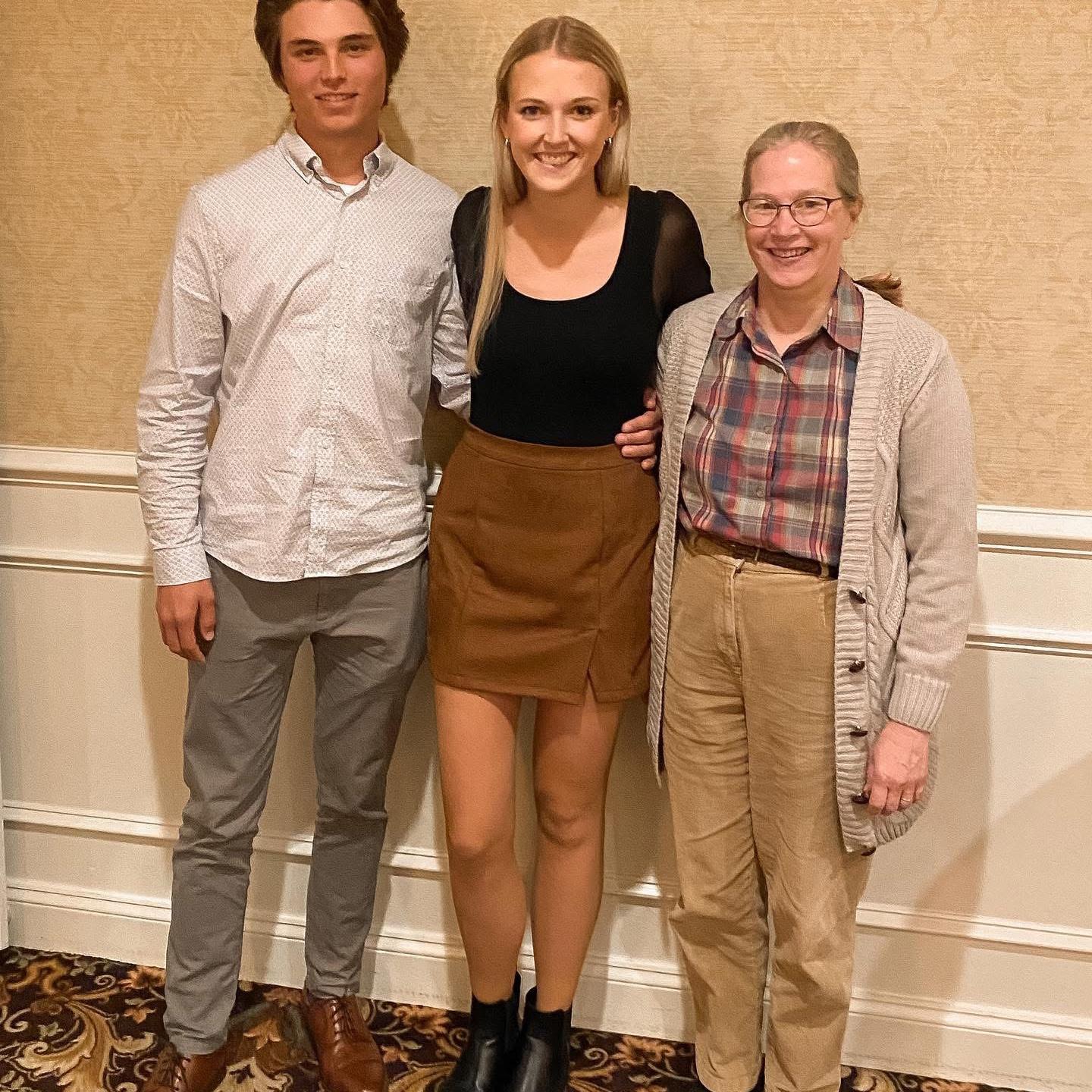 Hanover Banquet with Kate's mom.