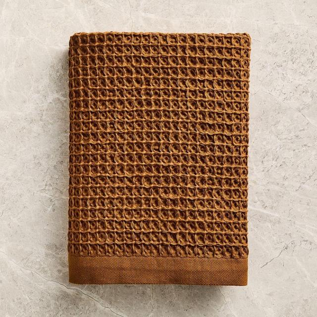 Waffle Bath Towel, Rust