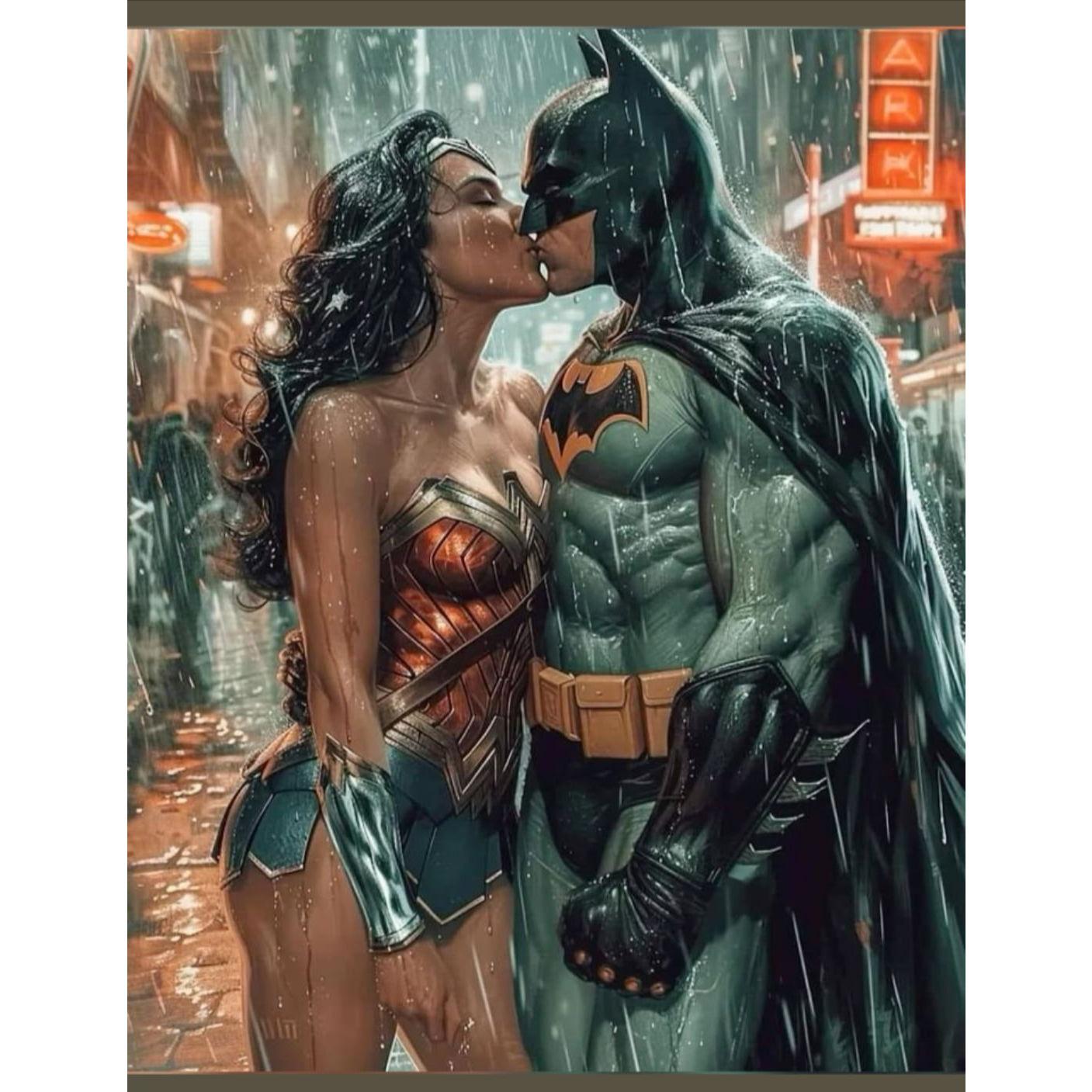 I'm not saying that we are Batman & Wonder Woman, but no one has ever seen us all in the same room at the same time.............................................