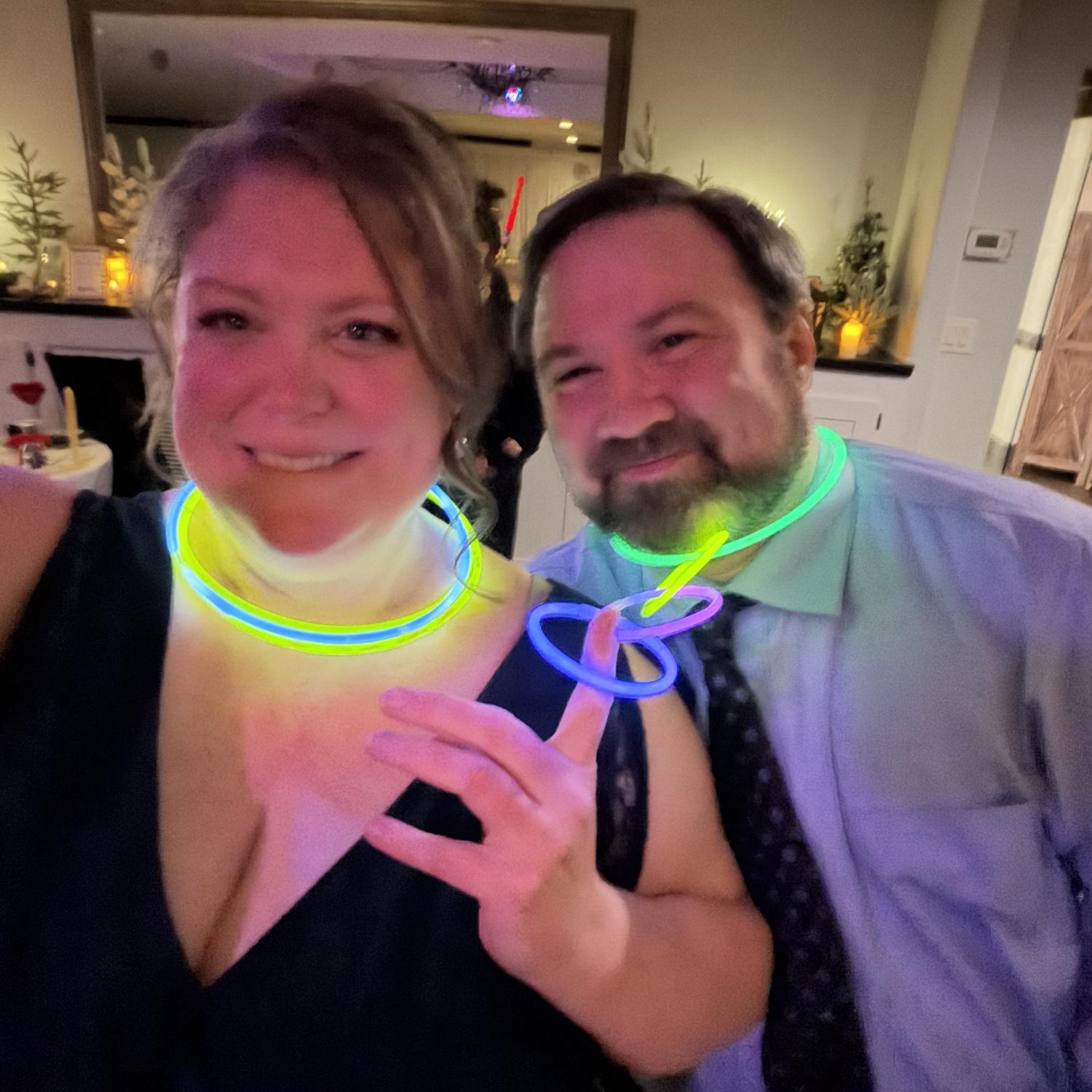 At Katie’s sister’s wedding, January 2026