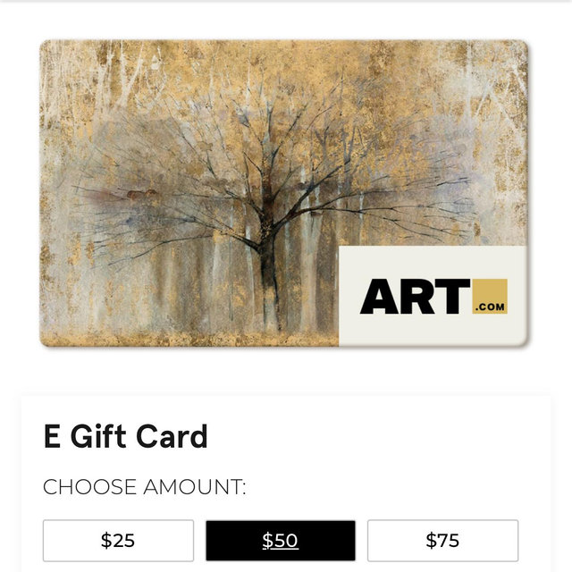 Art.com Gift Card