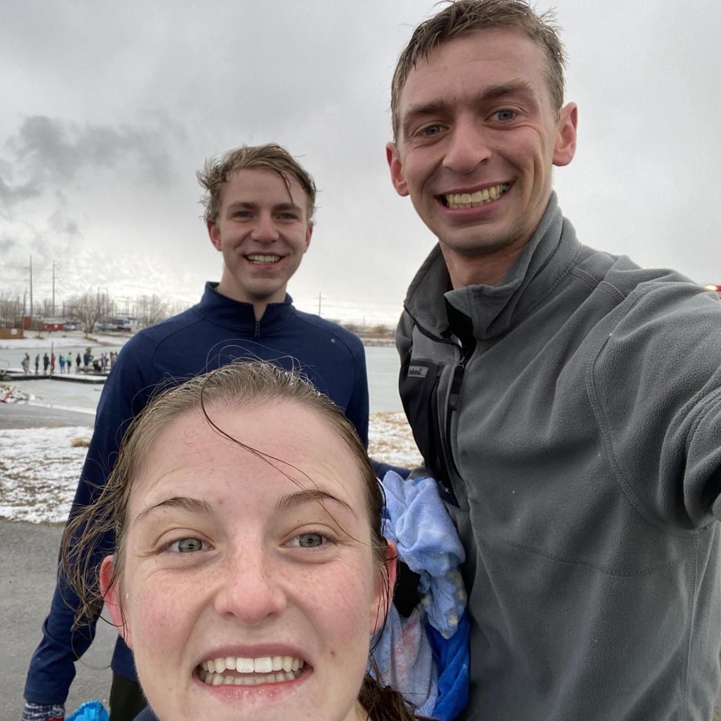 Jacob, Cam, & Chae's Frigid 5k — January 2021