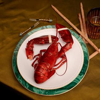 Malachite Charger Plate