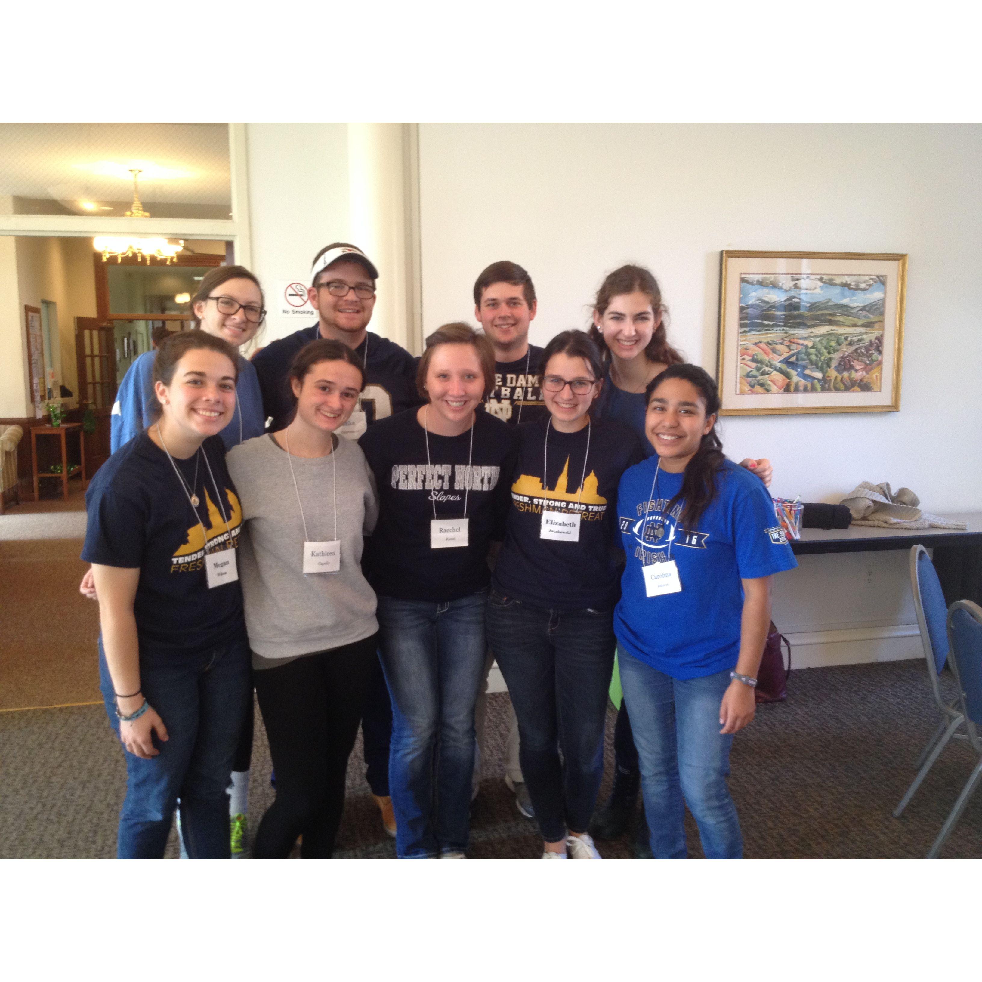 Small group...the very first picture Jimmy and Raechel were in together. 11/12/2017