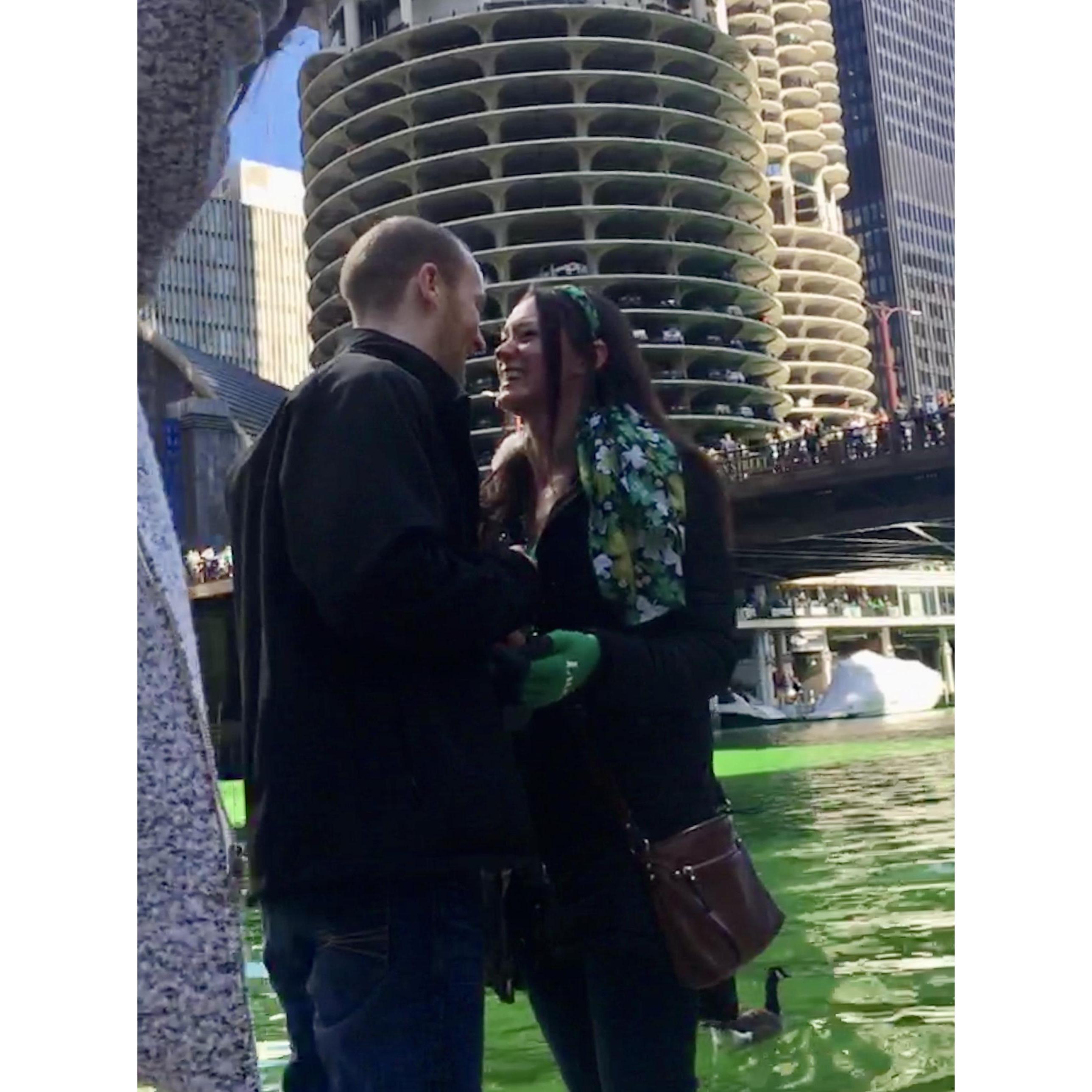 The day we got engaged!