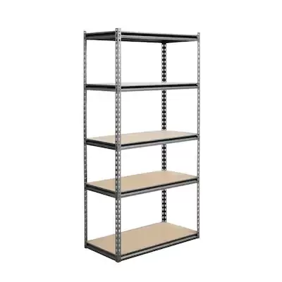 Project Source 18-in D x 36-in W x 72-in H 5-Tier Steel Utility Shelving Unit