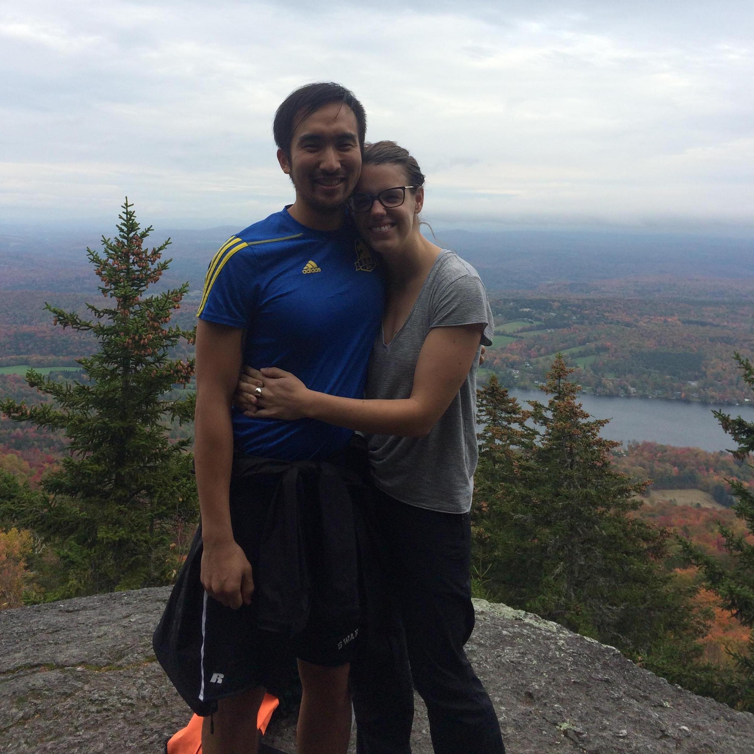 End of a hike in Vermont.