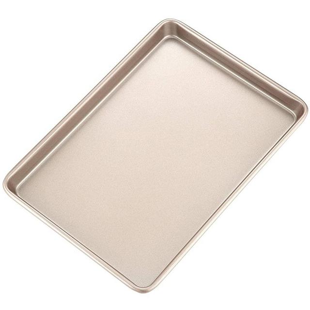 CHEFMADE 15-Inch Baking Sheet Pan, Non-Stick Carbon Steel Rimmed Cookie  Sheet Pan for Oven Roasting Meat Bread Jelly Roll Battenberg Pizzas  Pastries