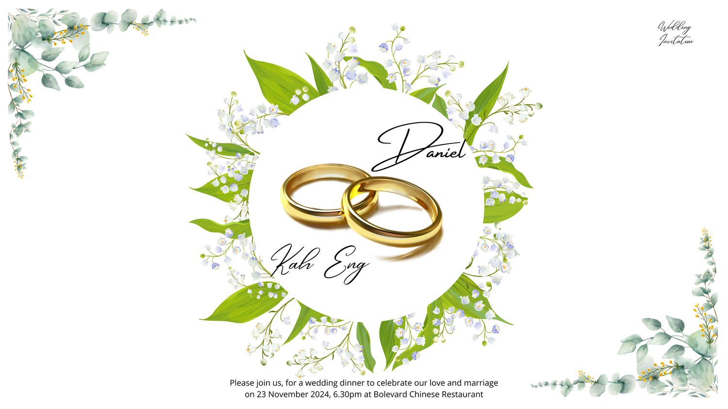 The Wedding Website of Daniel Wong and Kah Eng