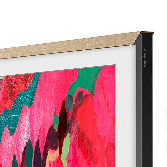 Samsung 65” The Frame Customizable Bezel (2025 Model), Magnetic, Quick and Easy Installation, VG-SCFF65TKBZA, Modern Teak