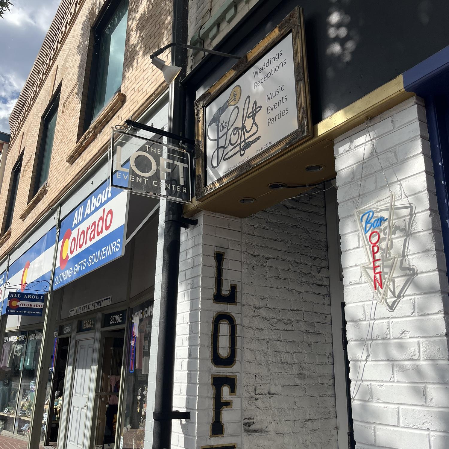 If you come for the reception and miss cocktail hour, you may enter through the front. This is the doorway you will look for off of Colorado Ave. we look forward to seeing you!