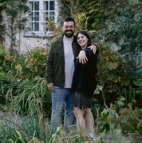 Abbey and Jeff took a trip to Copenhagen in September 2024. There, Jeff proposed in the royal library gardens. It was an unbelievable experience and the highlight of their trip!