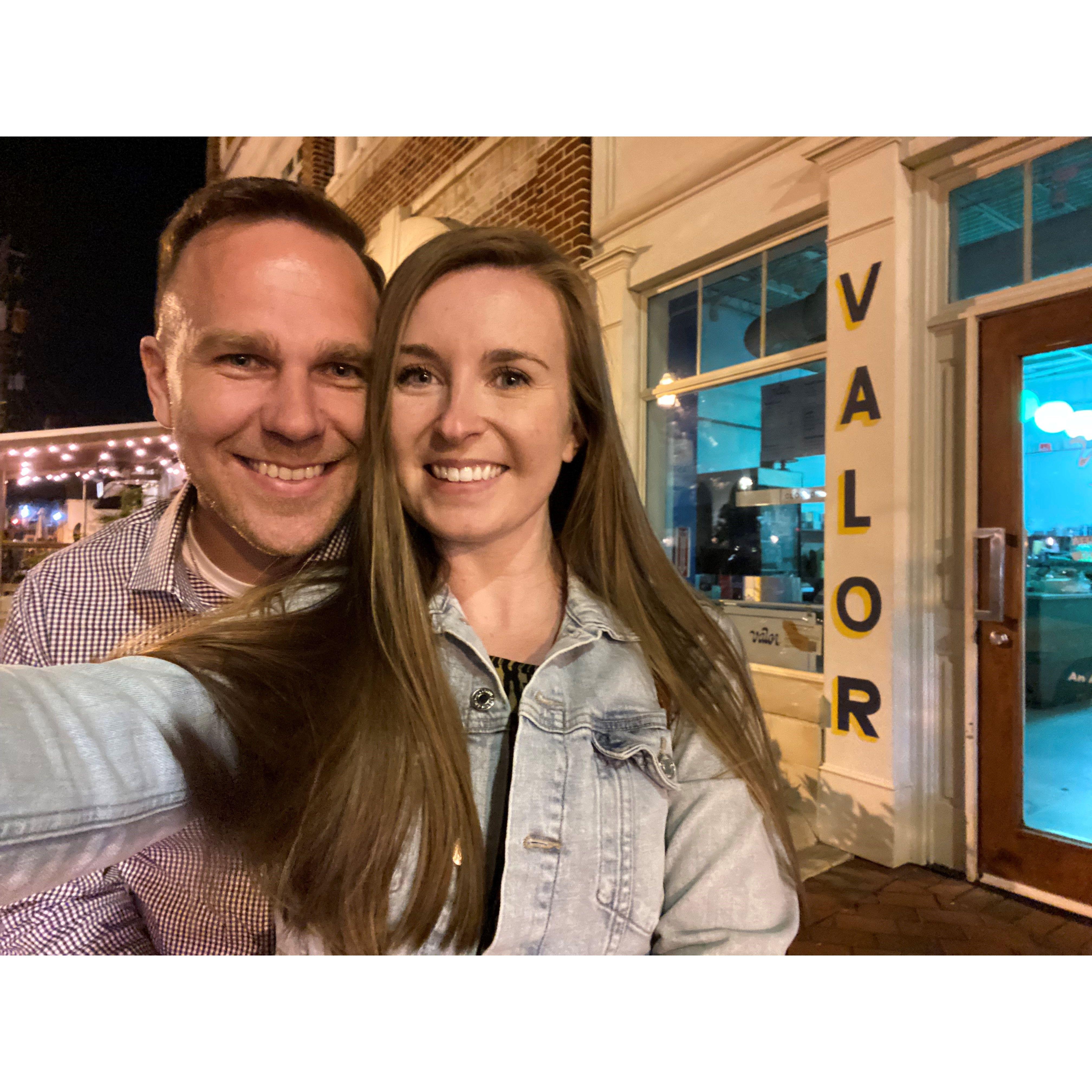Selfie at the coffee shop where it all began :)