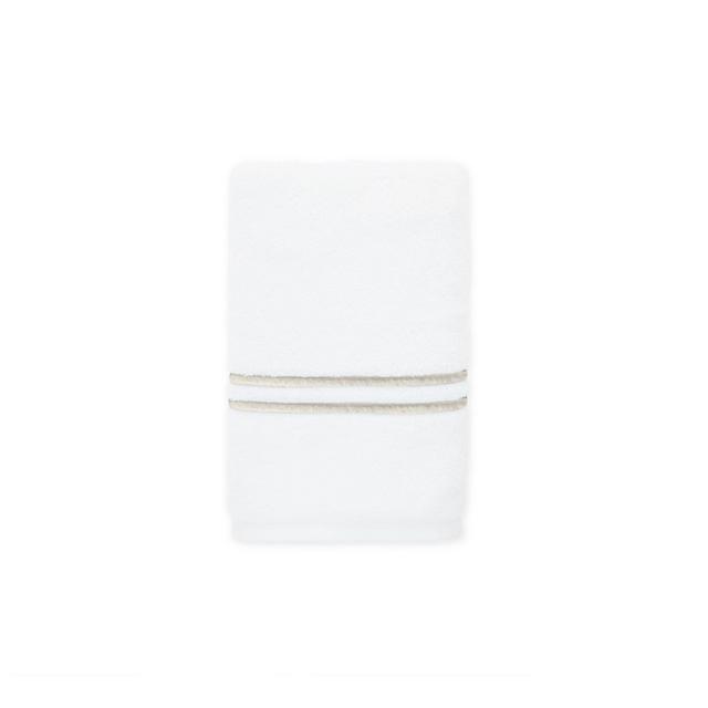 Wamsutta® Egyptian Cotton Striped Hand Towel in Taupe