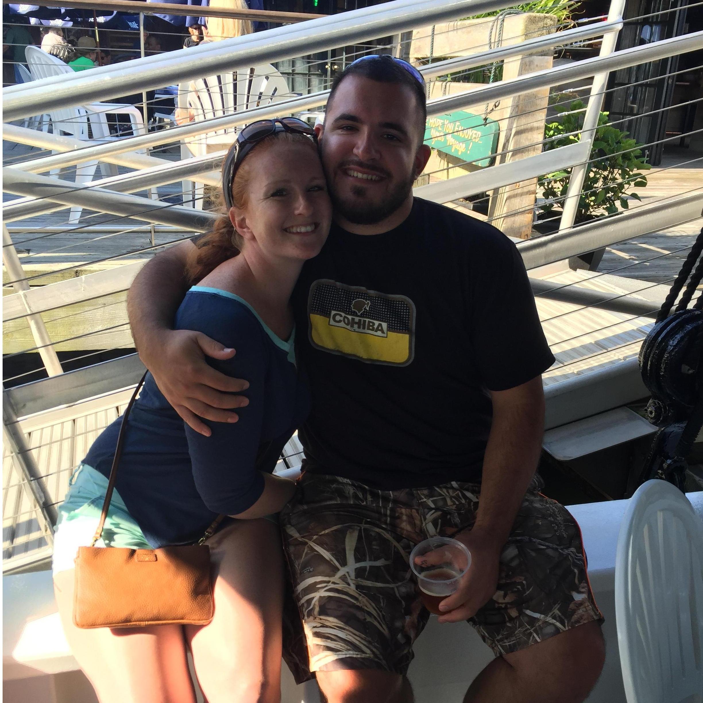 Enjoying summer down the shore