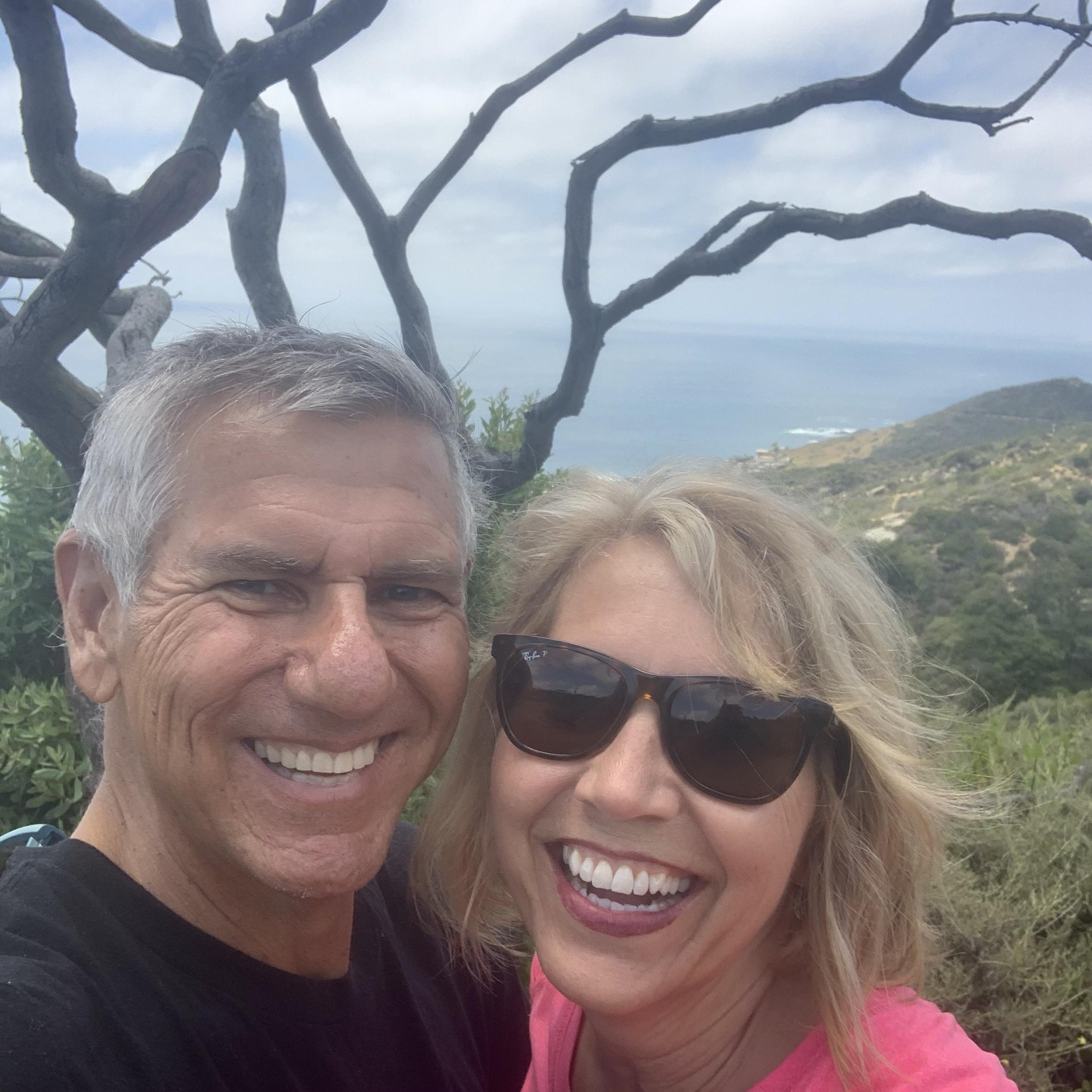 Hiking together often.