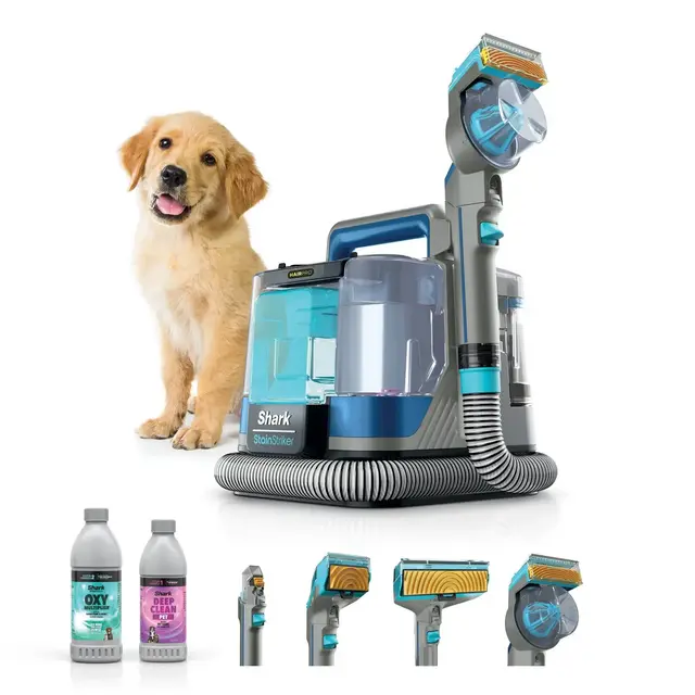 Shark StainStriker HairPro Portable Carpet, Upholstery & Area Rug Cleaner with Pet Mess & Hair Tools PX251TGT
