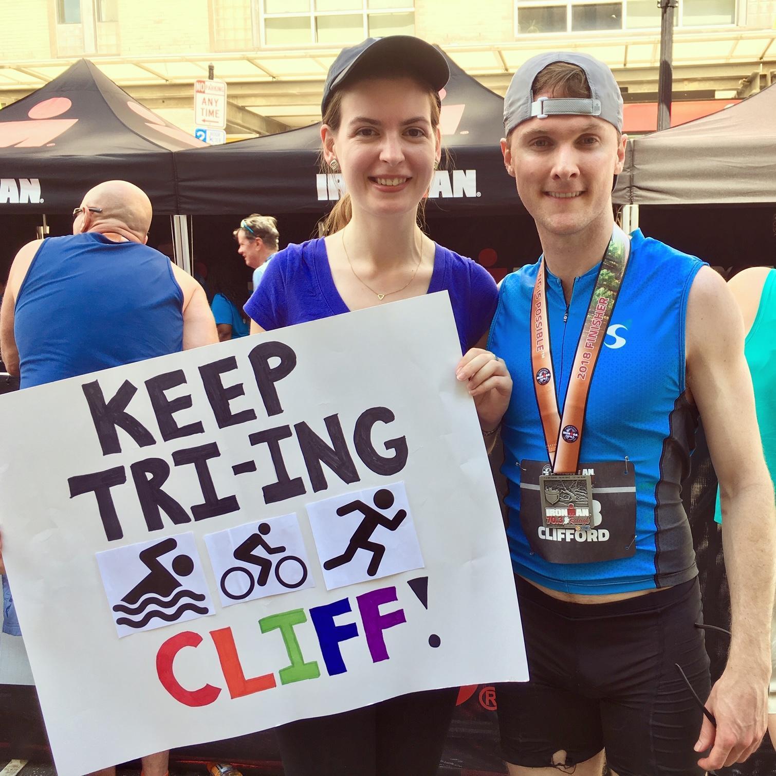 Cliff's half Ironman in North Carolina