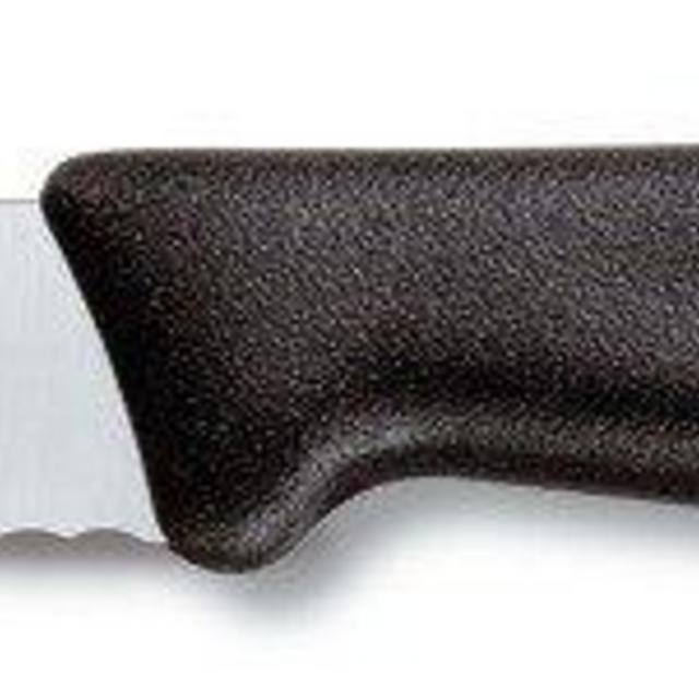 Victorinox 47602 3.25 Inch Paring Knife with Serrated Edge, Spear Point, Black, 3.25"