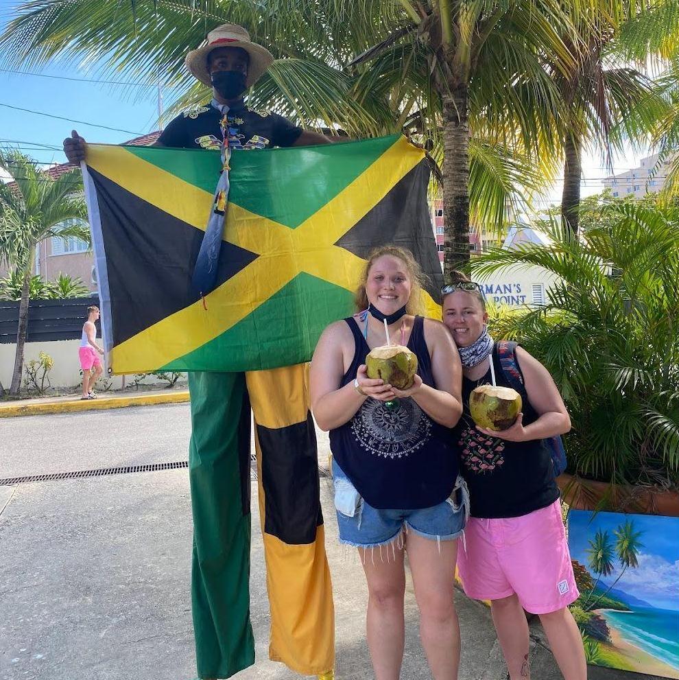 Caribbean Cruise 2022 - Ocho Rios, Jamaica
With our coconut drinks.