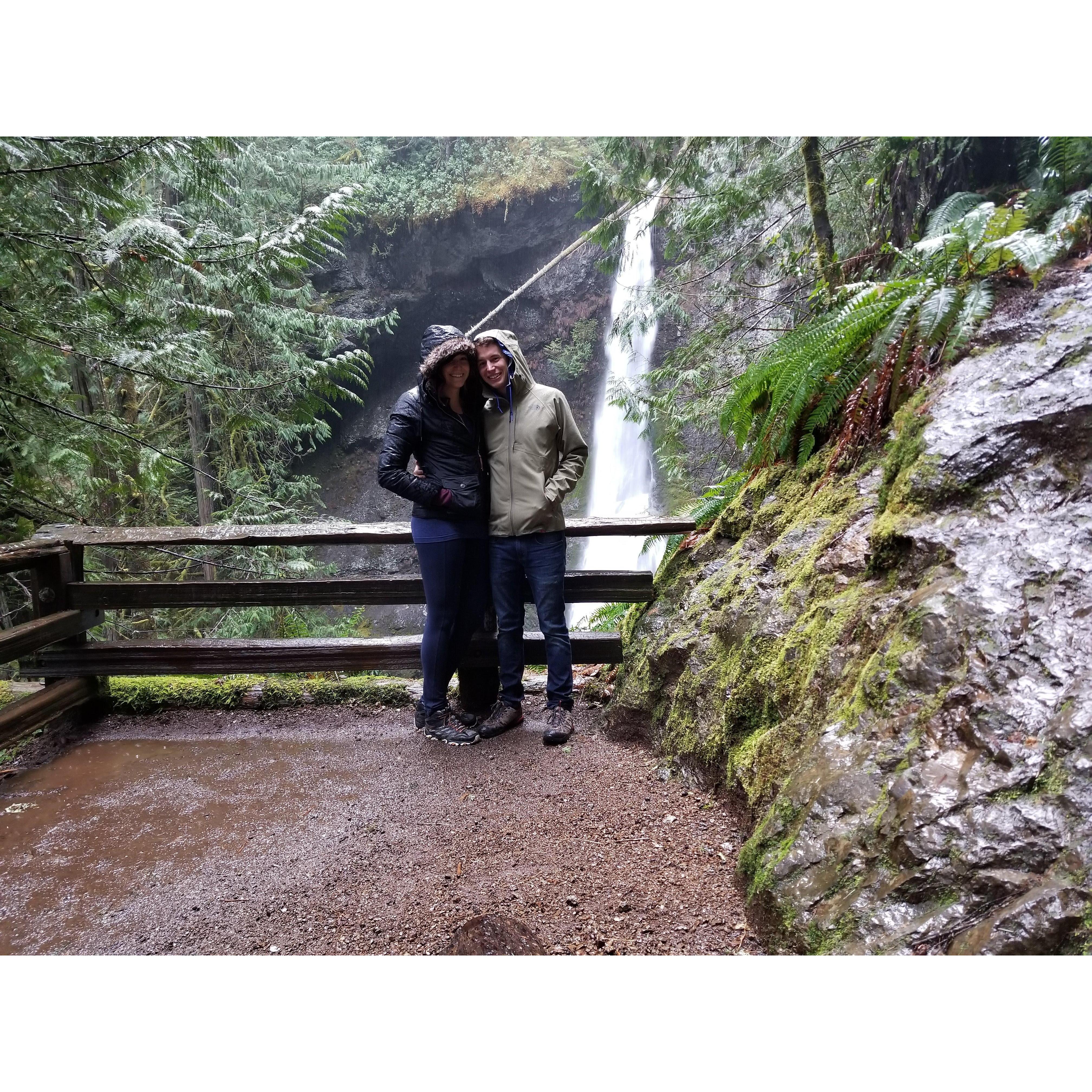 more rain and waterfalls