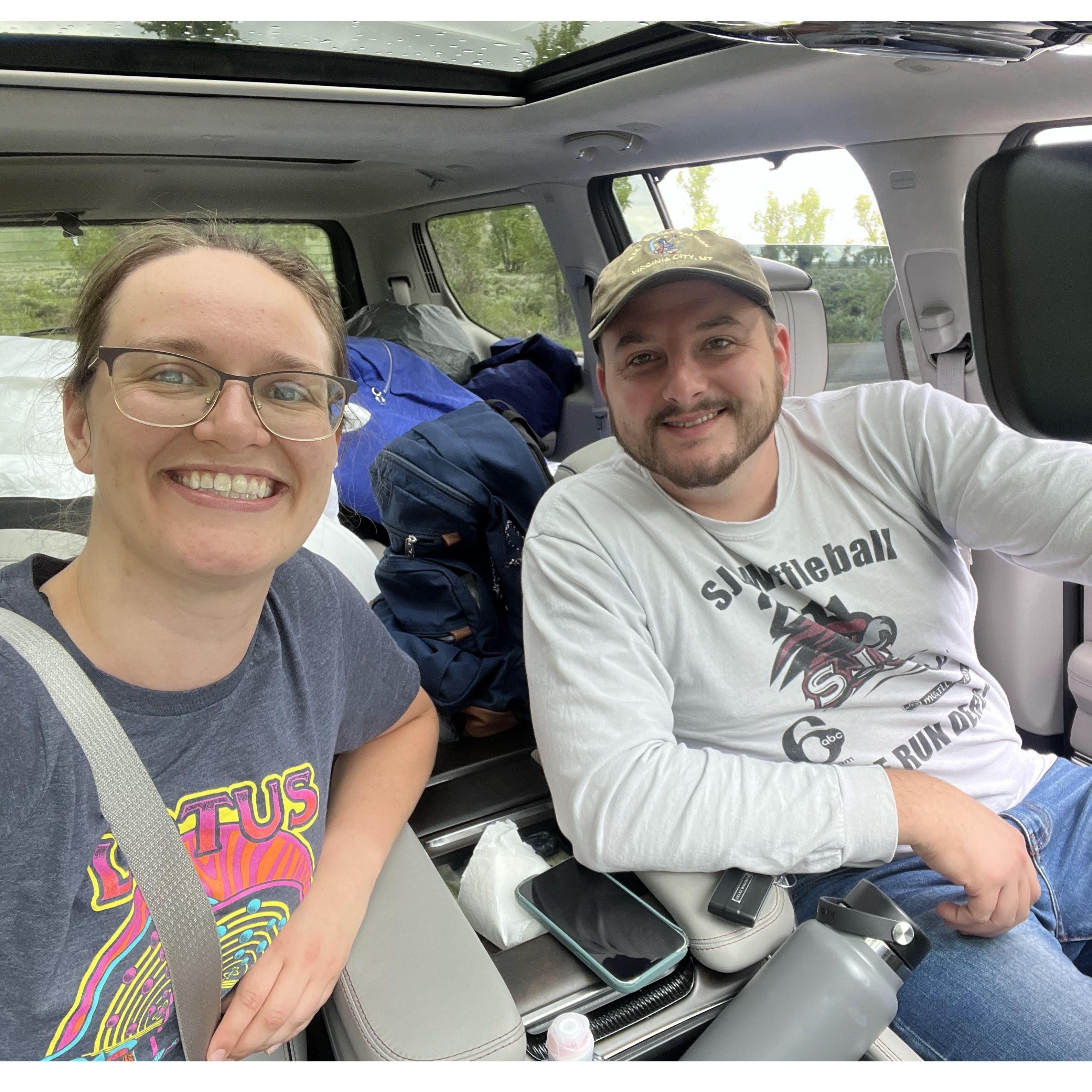 The Grand Tetons, 1st stop accomplished!