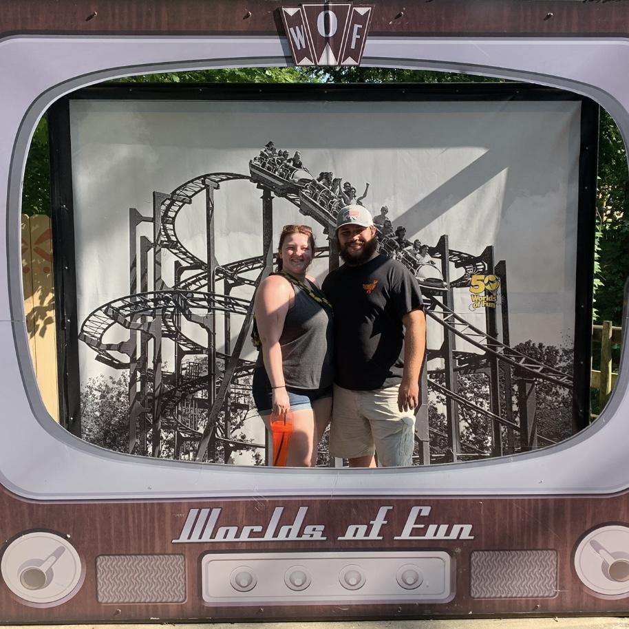 Our first trip to World’s of Fun together!