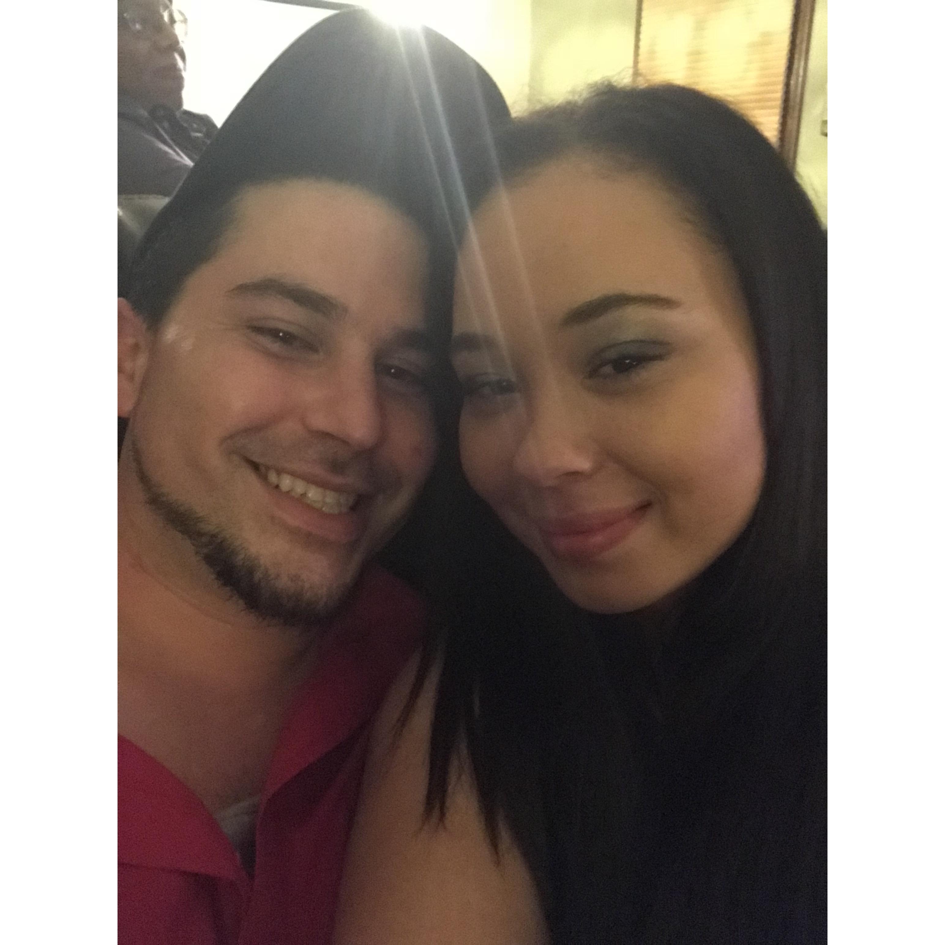 Our first holiday together. Thanksgiving 2017.