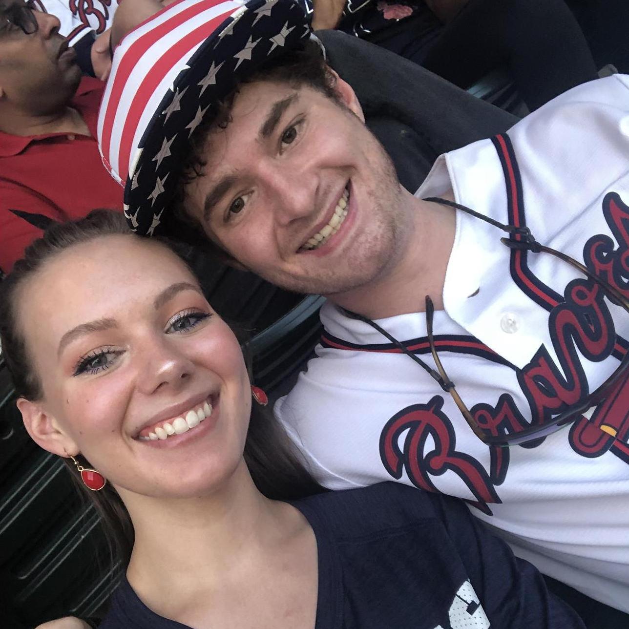The 4th of July Braves game—the night ended in fireworks!