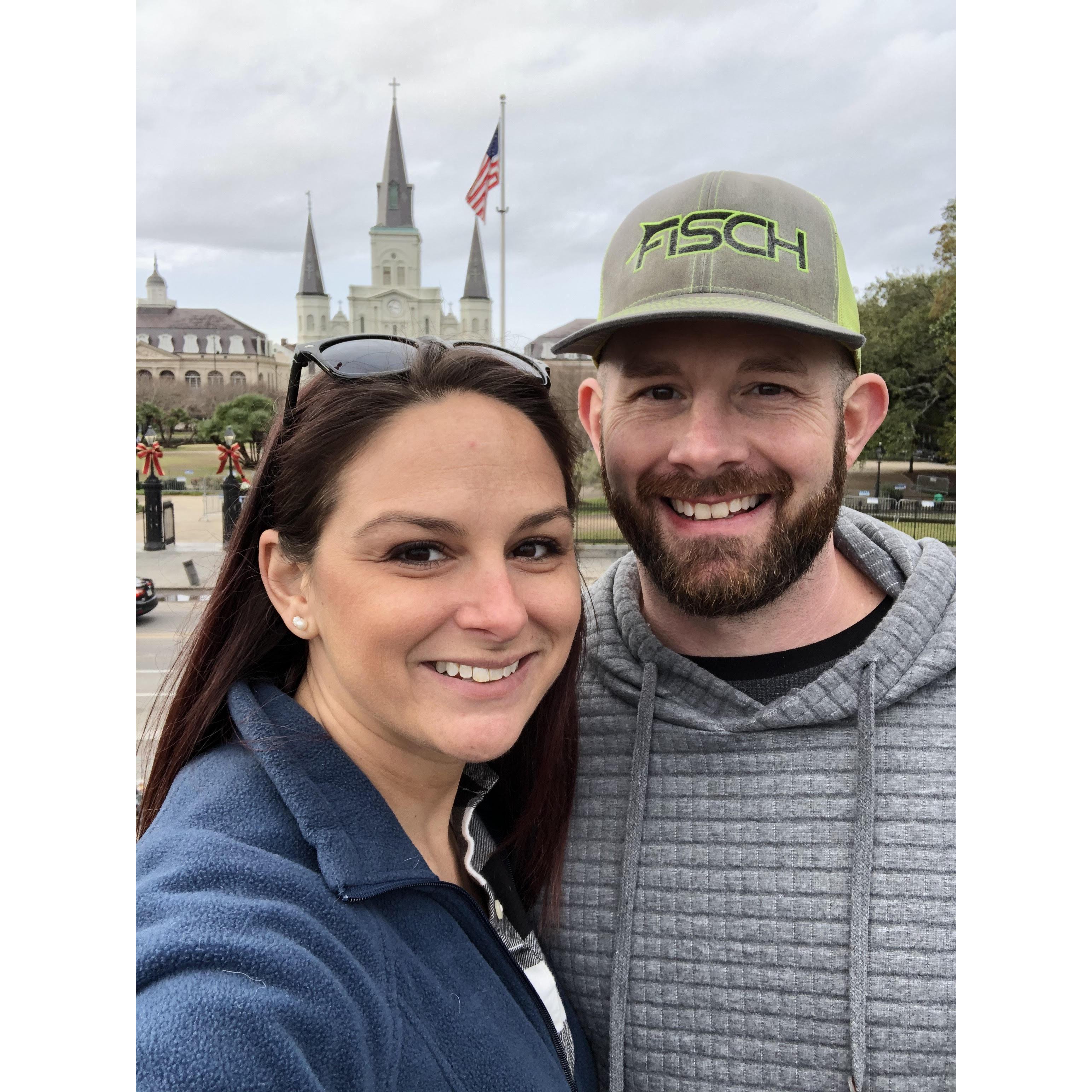 Nick's first time in New Orleans!