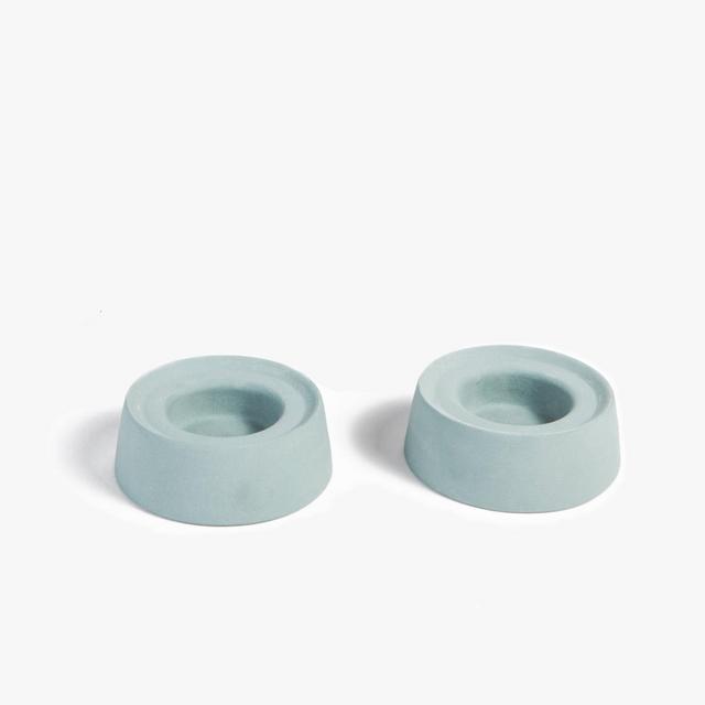 Light Turquoise ceramic candle holder,...