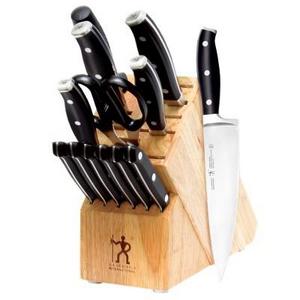 J.A. Henckels Premio 14pc Metal Cap Knife Set