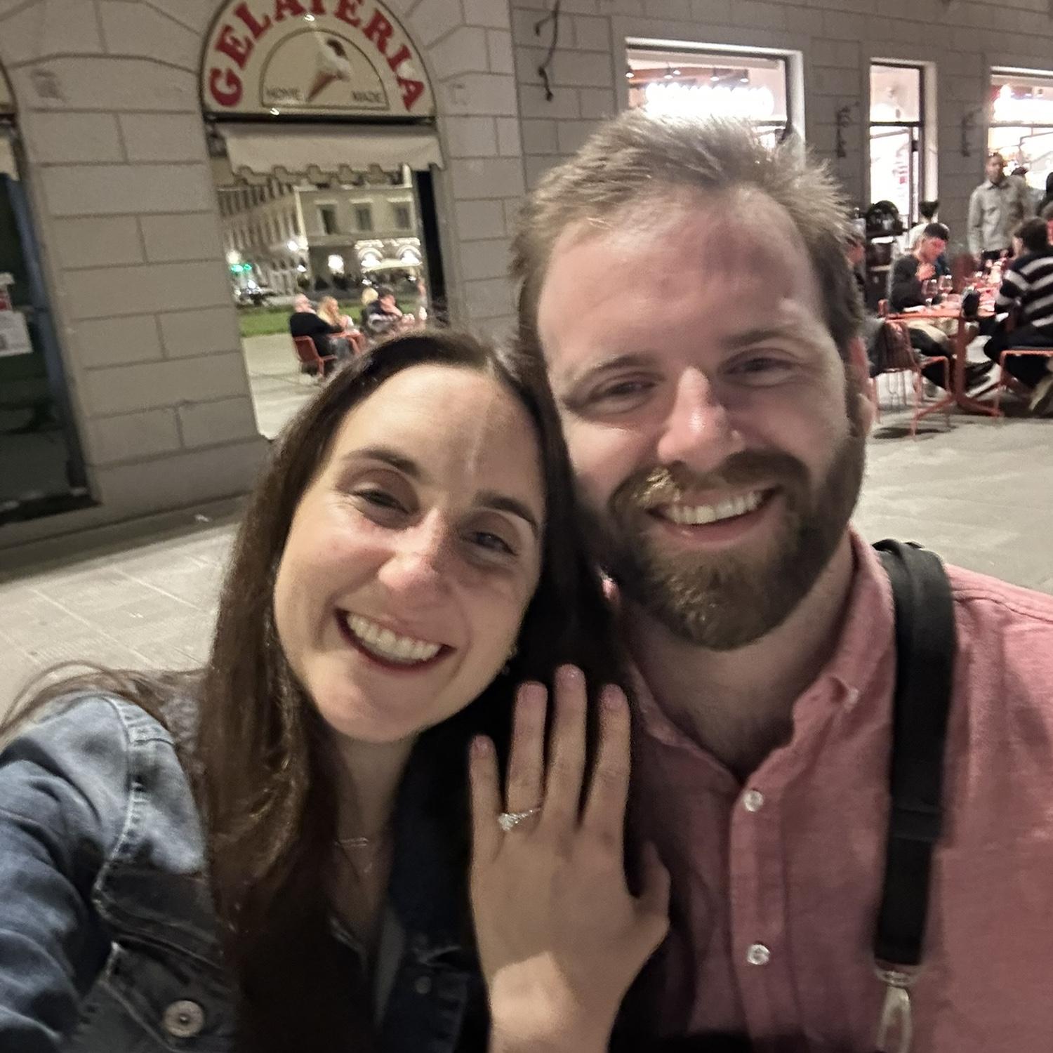 Engaged in Florence, Italy! April 27, 2025