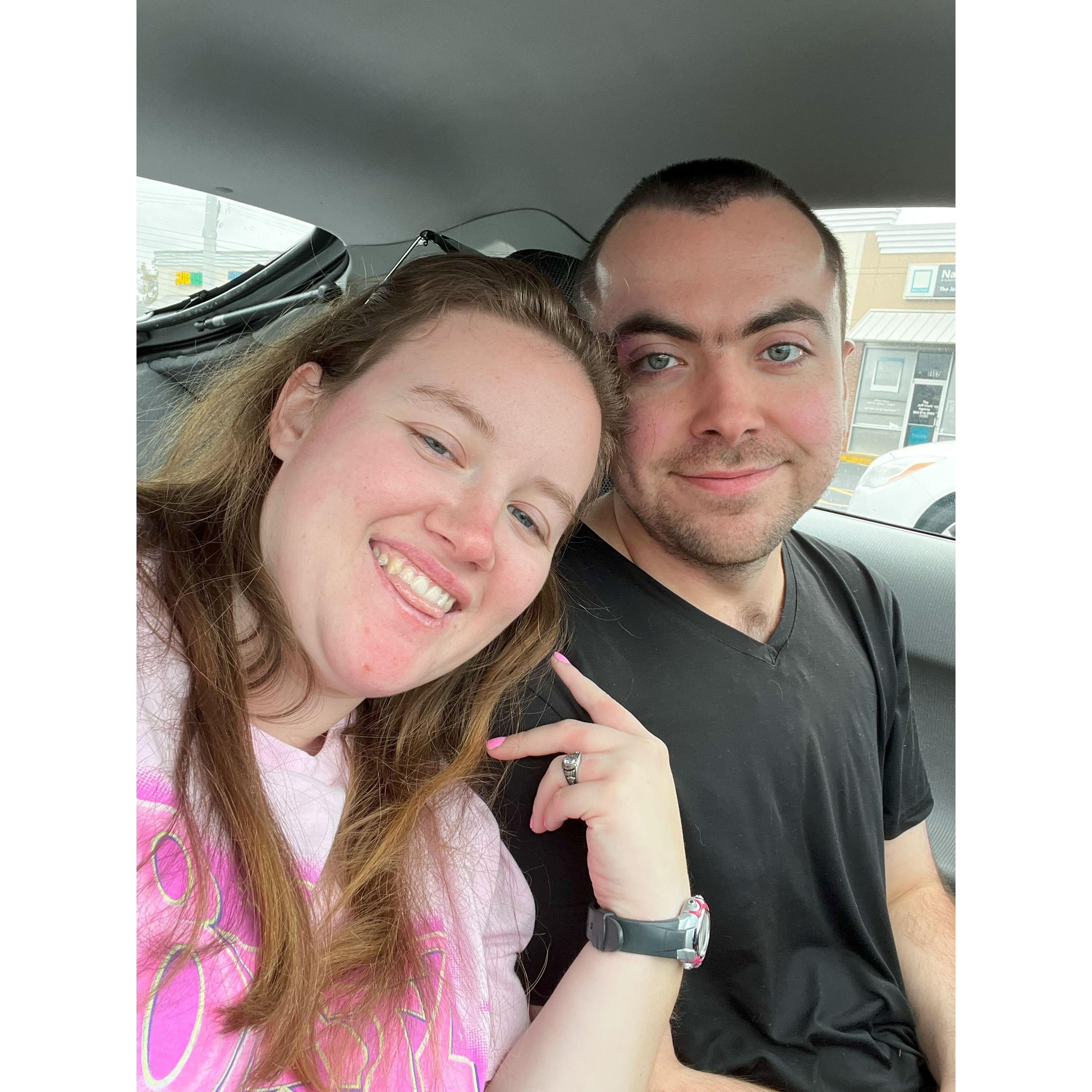 First outing with Austin's parents (11/11/23)