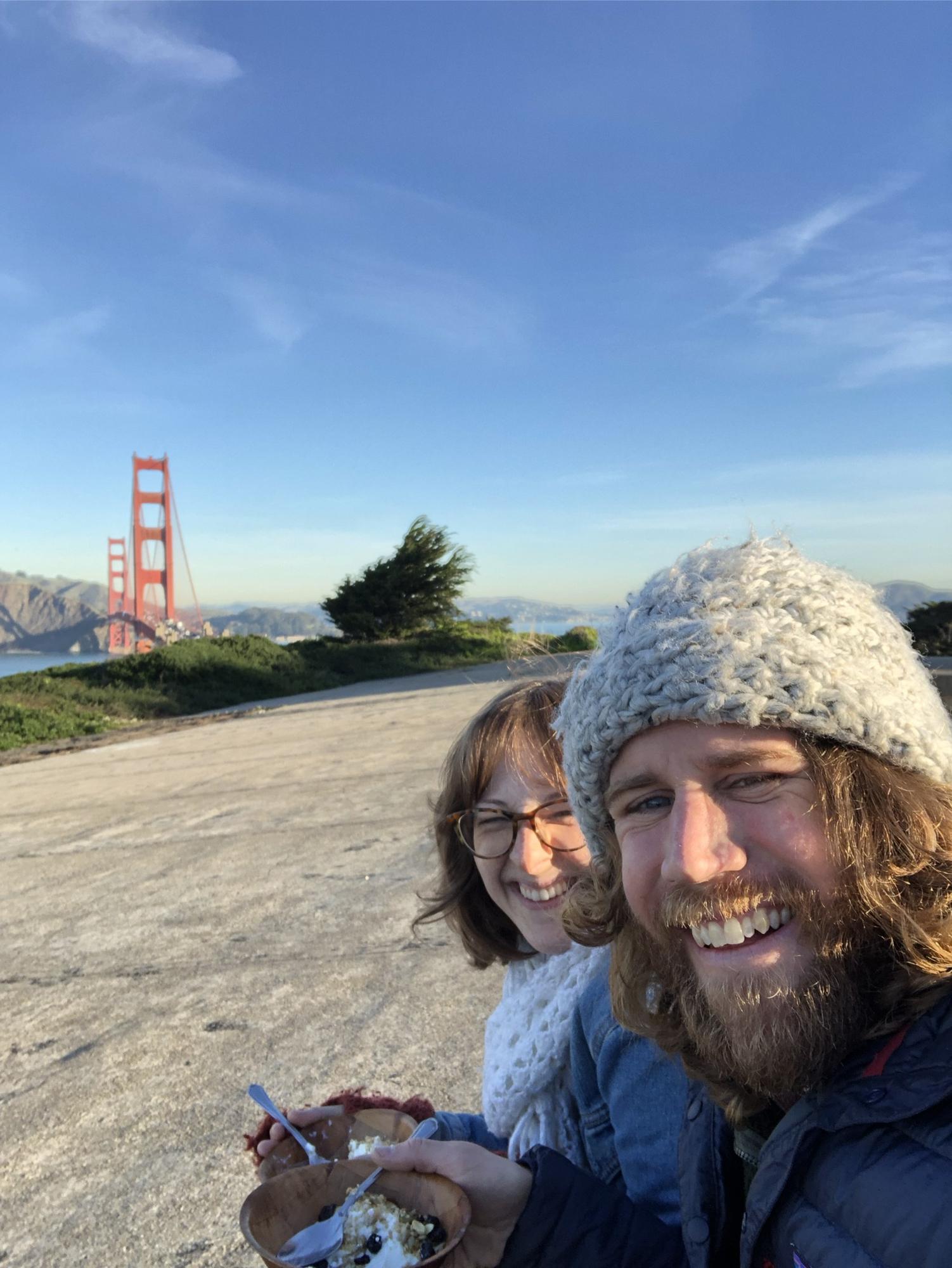 Our own private breakfast stop in San Fran.