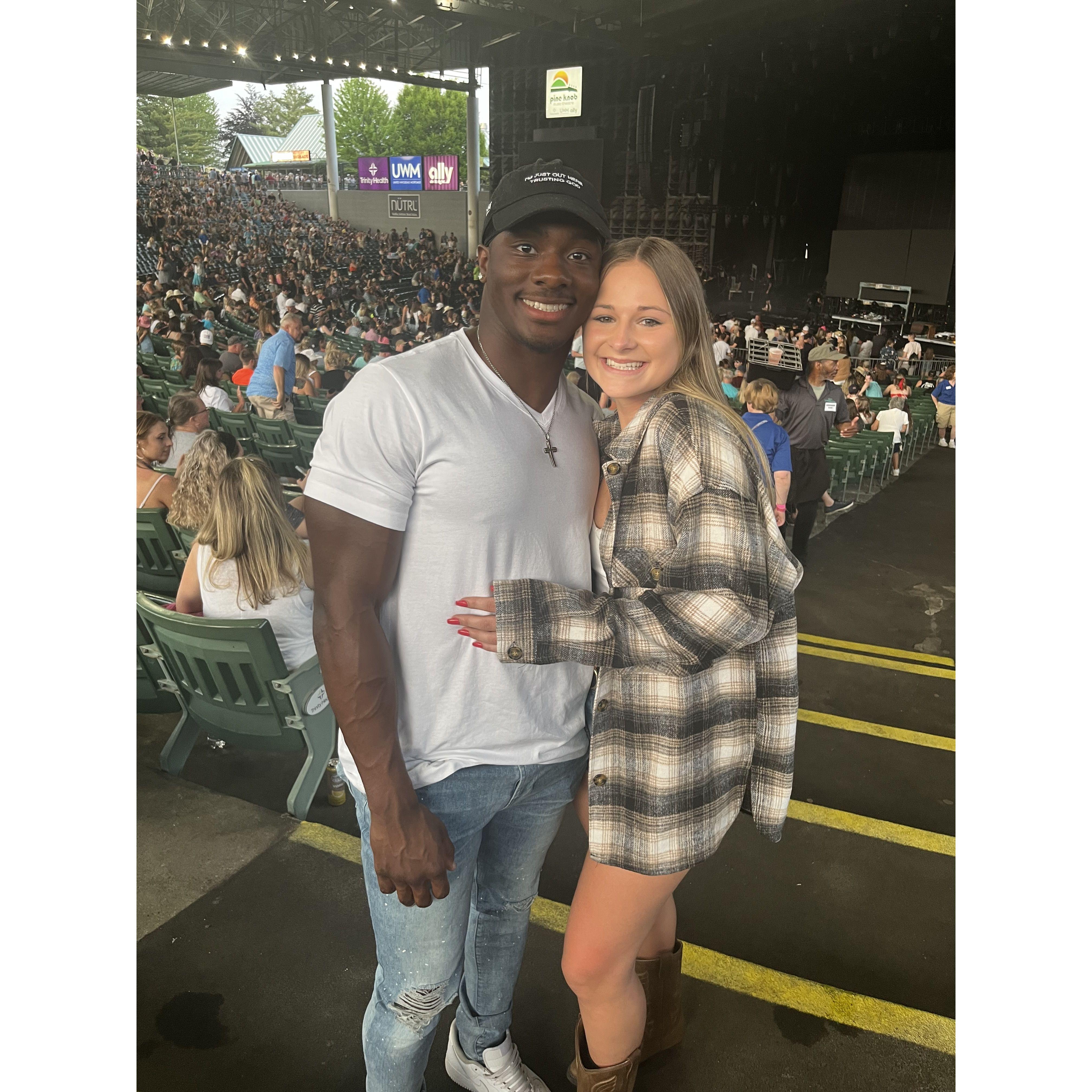 Nathan's first country concert