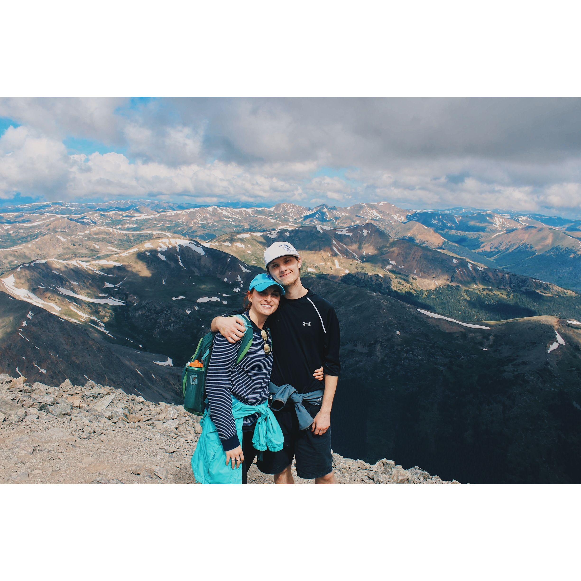 Hiking two 14'ers in Colorado (AKA two mountains that are 14,000ft. in elevation) (2019).